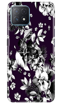 white flowers Mobile Back Case for Oppo A72 5G (Design - 7)