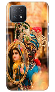 Lord Krishna5 Mobile Back Case for Oppo A73 5G (Design - 20)
