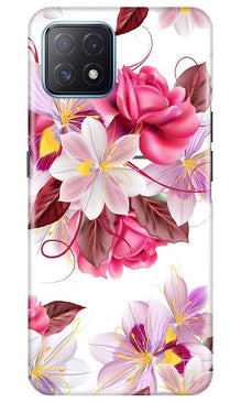 Beautiful flowers Mobile Back Case for Oppo A72 5G (Design - 23)