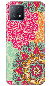 Rangoli art2 Mobile Back Case for Oppo A73 5G (Design - 29)