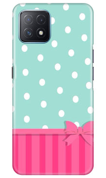 Gift Wrap Mobile Back Case for Oppo A73 5G (Design - 30)