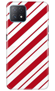Red White Mobile Back Case for Oppo A73 5G (Design - 44)
