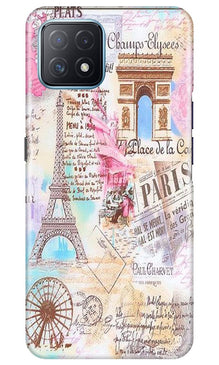 Paris Eiftel Tower Mobile Back Case for Oppo A73 5G (Design - 54)