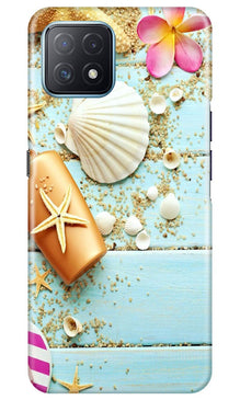 Sea Shells Mobile Back Case for Oppo A73 5G (Design - 63)