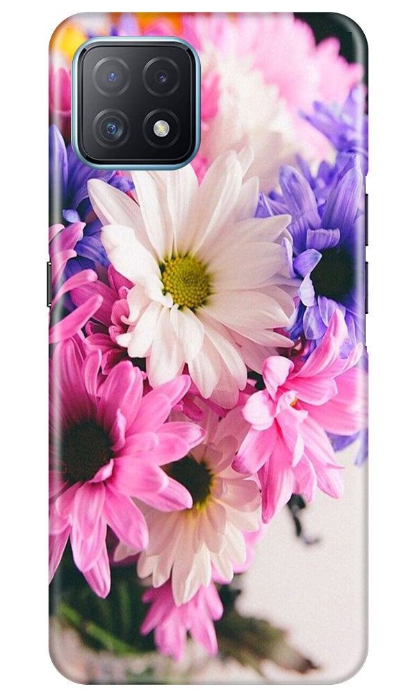 Coloful Daisy Case for Oppo A73 5G