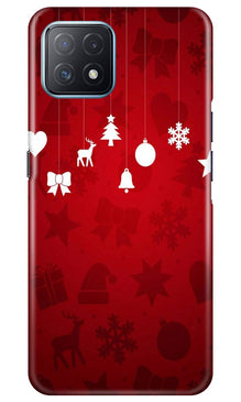 Christmas Mobile Back Case for Oppo A73 5G (Design - 78)