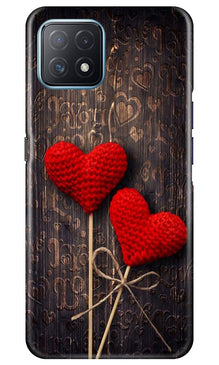 Red Hearts Mobile Back Case for Oppo A72 5G (Design - 80)