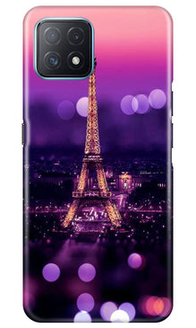 Eiffel Tower Mobile Back Case for Oppo A73 5G (Design - 86)