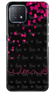 Love in Air Mobile Back Case for Oppo A73 5G (Design - 89)