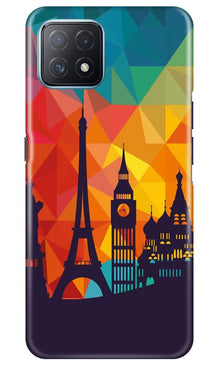 Eiffel Tower2 Mobile Back Case for Oppo A73 5G (Design - 91)