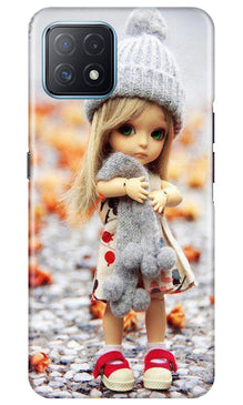 Cute Doll Mobile Back Case for Oppo A73 5G (Design - 93)