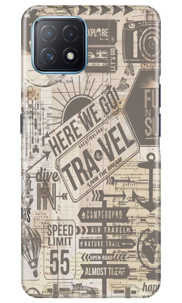 Travel Case for Oppo A73 5G  (Design - 104)