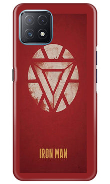Iron Man Superhero Mobile Back Case for Oppo A73 5G  (Design - 115)