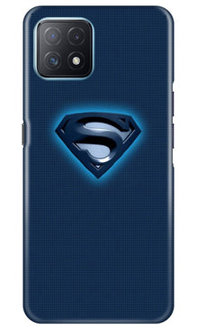 Superman Superhero Mobile Back Case for Oppo A73 5G  (Design - 117)