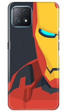 Iron Man Superhero Mobile Back Case for Oppo A73 5G  (Design - 120)
