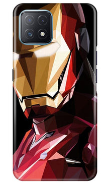 Iron Man Superhero Mobile Back Case for Oppo A73 5G  (Design - 122)