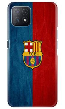 FCB Football Mobile Back Case for Oppo A73 5G  (Design - 123)