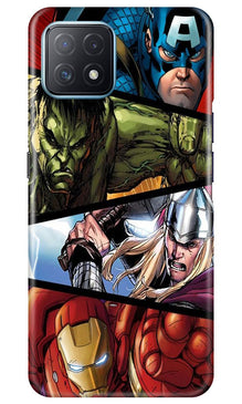 Avengers Superhero Mobile Back Case for Oppo A73 5G  (Design - 124)