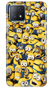 Minions Mobile Back Case for Oppo A73 5G  (Design - 126)