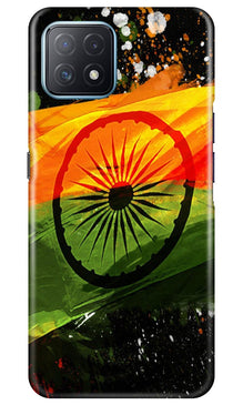 Indian Flag Mobile Back Case for Oppo A73 5G  (Design - 137)