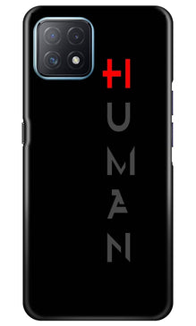 Human Mobile Back Case for Oppo A73 5G  (Design - 141)