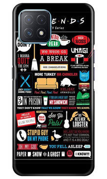 Friends Mobile Back Case for Oppo A73 5G  (Design - 145)