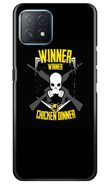 Winner Winner Chicken Dinner Mobile Back Case for Oppo A73 5G  (Design - 178)