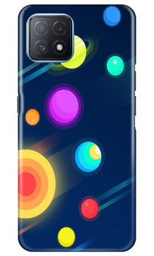 Solar Planet Mobile Back Case for Oppo A73 5G (Design - 197)
