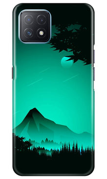 Moon Mountain Mobile Back Case for Oppo A73 5G (Design - 204)