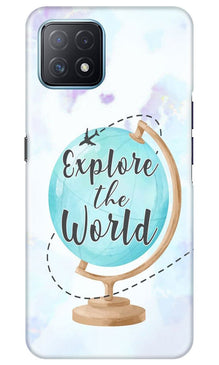 Explore the World Mobile Back Case for Oppo A73 5G (Design - 207)