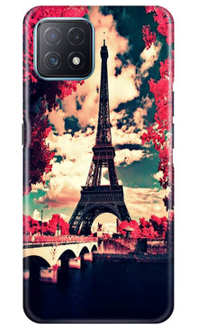 Eiffel Tower Mobile Back Case for Oppo A73 5G (Design - 212)