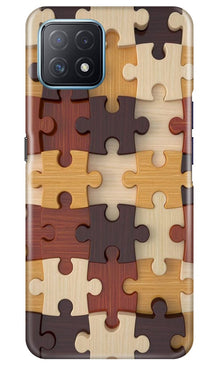 Puzzle Pattern Mobile Back Case for Oppo A72 5G (Design - 217)