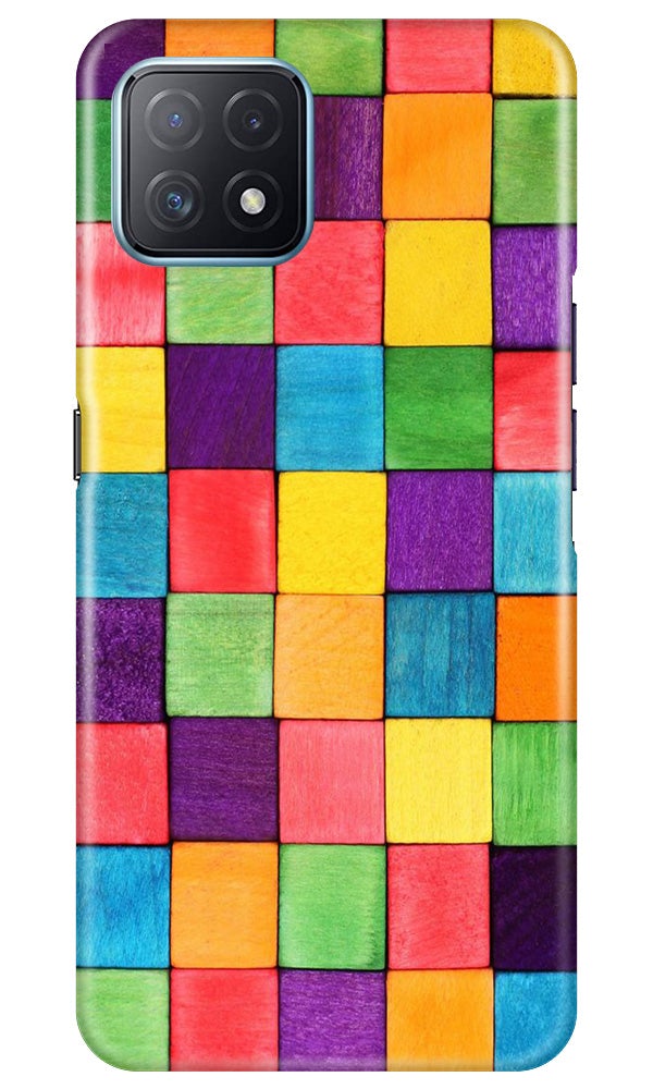 Colorful Square Case for Oppo A73 5G (Design No. 218)