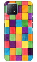 Colorful Square Case for Oppo A73 5G (Design No. 218)