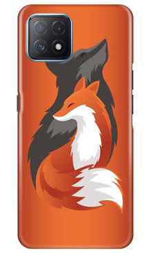 Wolf  Mobile Back Case for Oppo A73 5G (Design - 224)