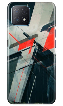 Modern Art Mobile Back Case for Oppo A73 5G (Design - 231)