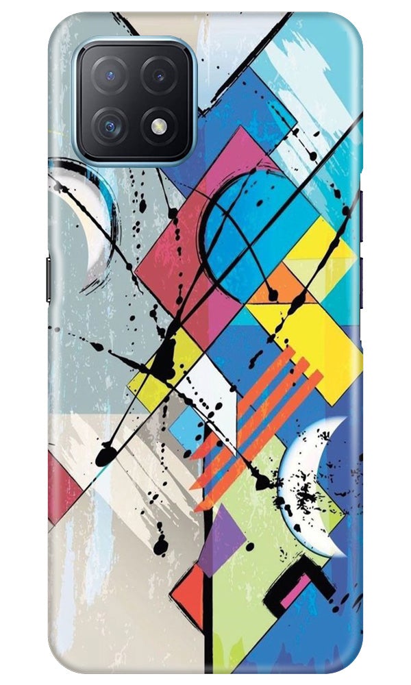 Modern Art Case for Oppo A73 5G (Design No. 235)