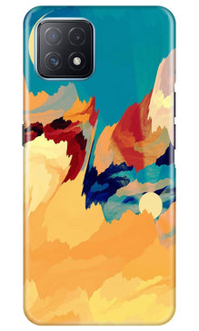 Modern Art Mobile Back Case for Oppo A73 5G (Design - 236)