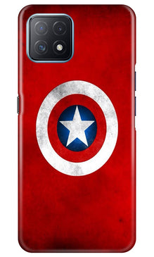Captain America Mobile Back Case for Oppo A73 5G (Design - 249)