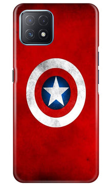Captain America Mobile Back Case for Oppo A72 5G (Design - 249)