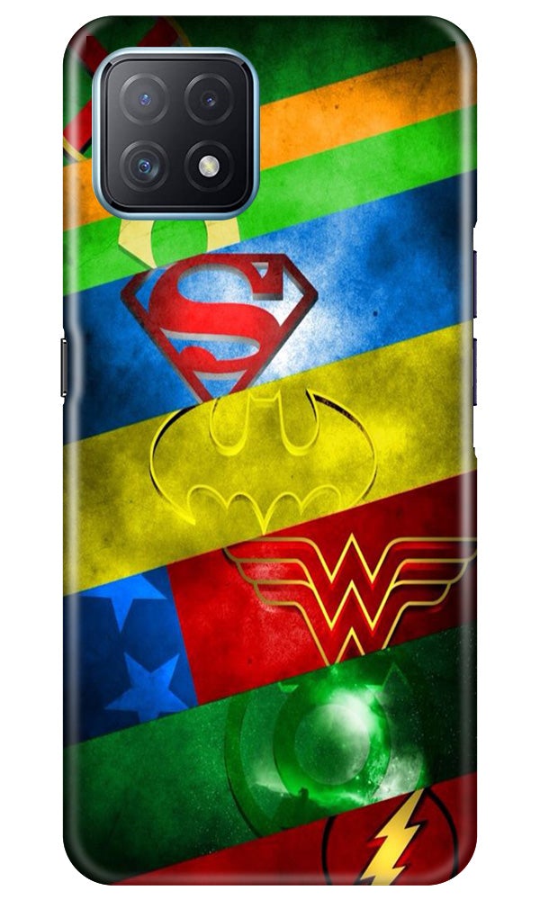 Superheros Logo Case for Oppo A73 5G (Design No. 251)