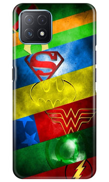 Superheros Logo Mobile Back Case for Oppo A73 5G (Design - 251)