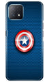 Captain America Shield Case for Oppo A73 5G (Design No. 253)