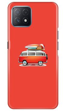 Travel Bus Mobile Back Case for Oppo A73 5G (Design - 258)