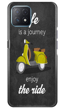 Life is a Journey Mobile Back Case for Oppo A73 5G (Design - 261)