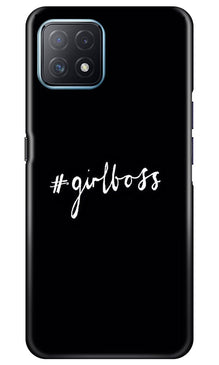 #GirlBoss Mobile Back Case for Oppo A73 5G (Design - 266)