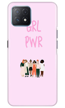 Girl Power Mobile Back Case for Oppo A73 5G (Design - 267)