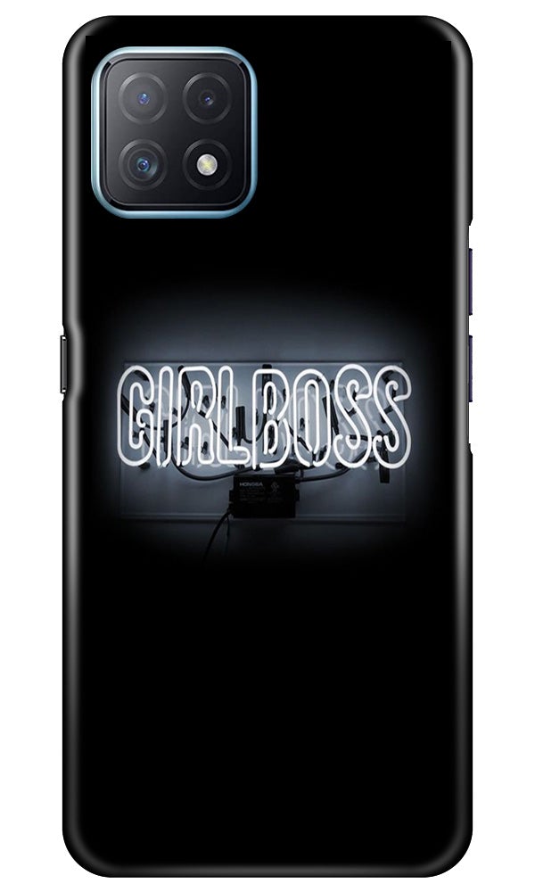 Girl Boss Black Case for Oppo A73 5G (Design No. 268)