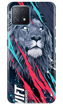 Lion Mobile Back Case for Oppo A73 5G (Design - 278)