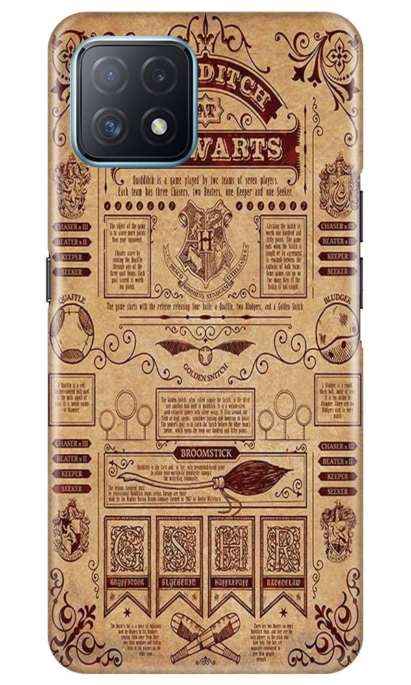 Hogwarts Mobile Back Case for Oppo A73 5G (Design - 304)